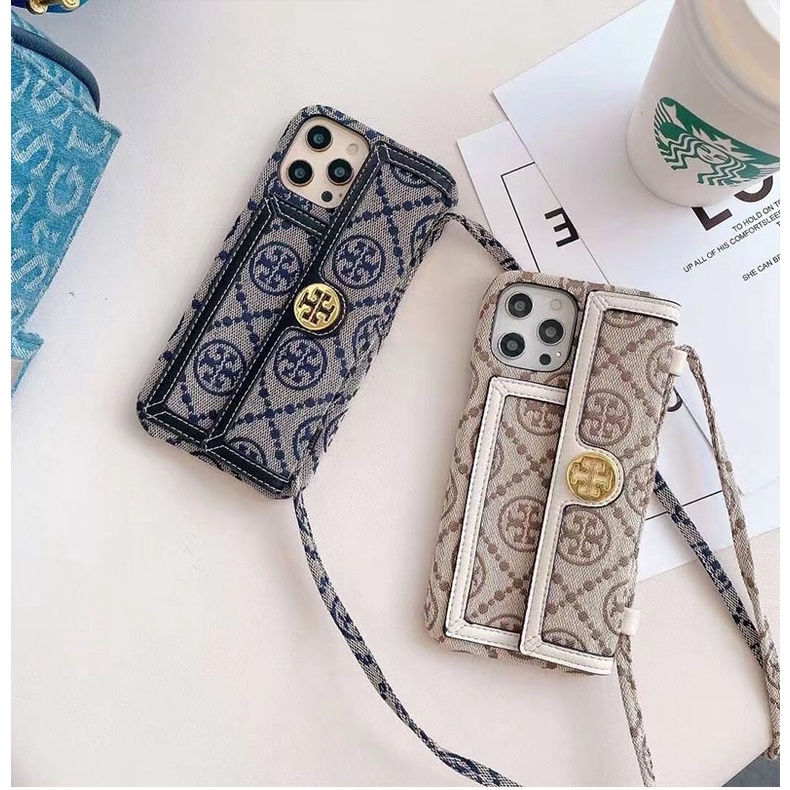 Mobile Ốp Điện Thoại Da Kèm Ngăn Đựng Thẻ Và Dây Đeo Chéo Cho iphone 15 pro max 13 pro max 12 pro max 11 pro max 14 plus