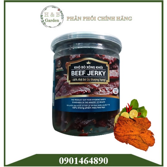Beef Jerky Khô bò xông khói - 100g