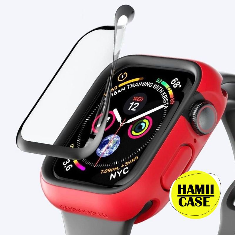 Combo cường lực cho Apple watch - Kính cường lực iphone 9D full màn hình