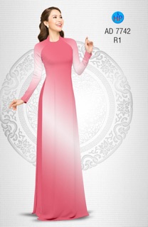 Vải áo dài màu chuyển sắc