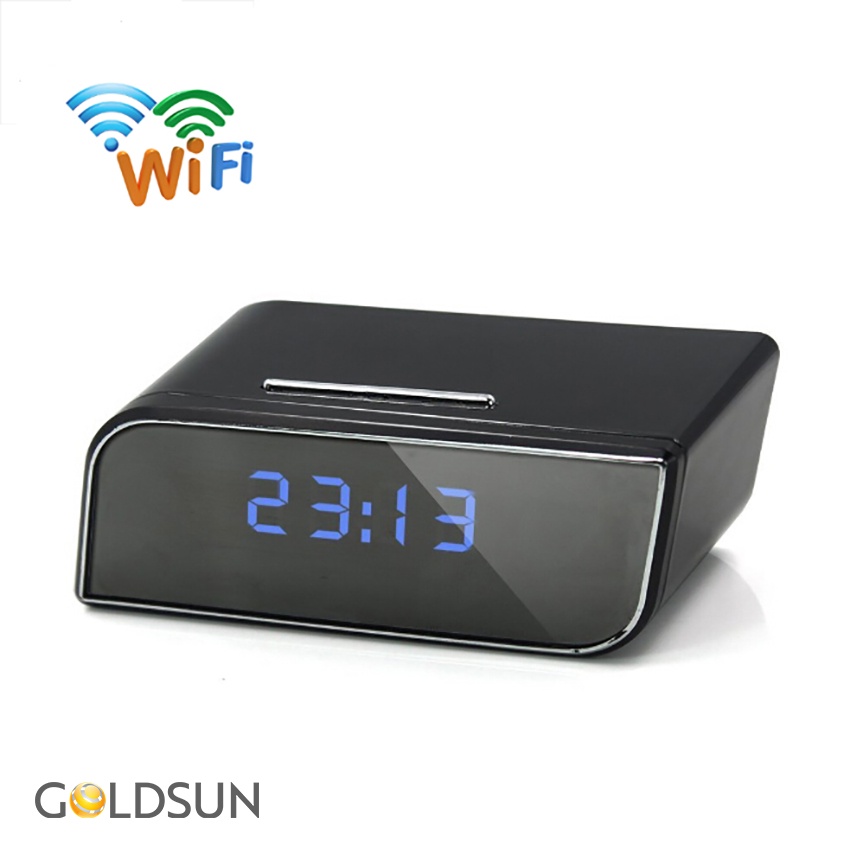 Camera đồng hồ để bàn Goldsun WFGSE26 WiFi 1080P, tặng thẻ nhớ 32g 200k.