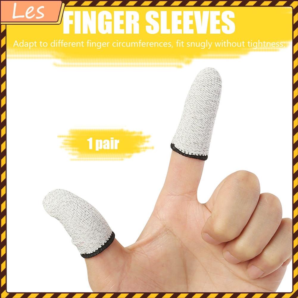 1 Đôi găng ngón tay thông thoáng chống mồ hôi tiện lợi