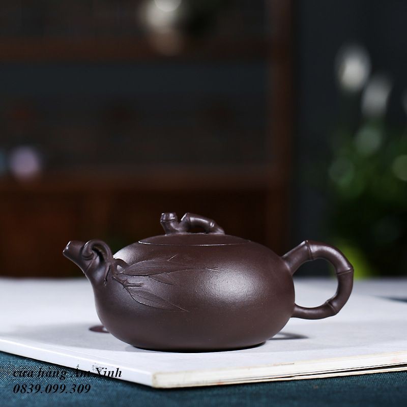 Ấm Tử Sa Nghi Hưng Trúc Hiệp Thiên Viên 150 ml