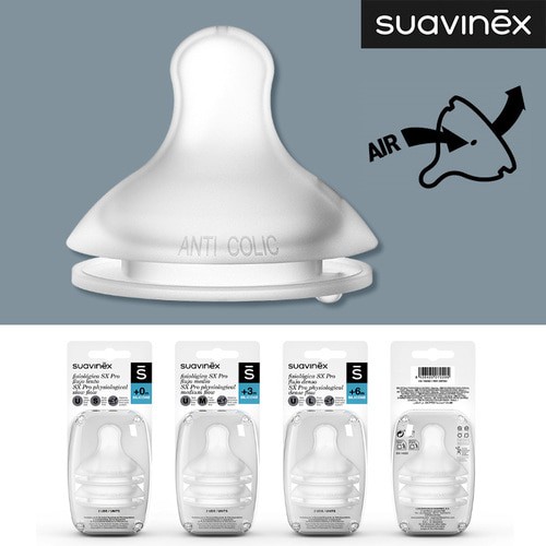 Ti SX PRO thay bình sữa Suavinex - Set 2 ti