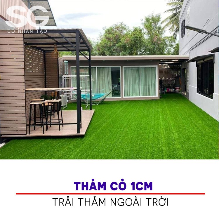 CỎ NHÂN TẠO 1 CM - THẢM CỎ SÂN VƯỜN | CỎ NHÂN TẠO SG