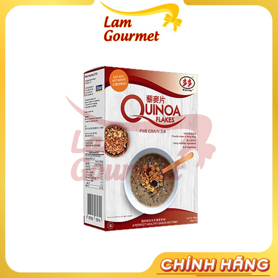 Ngũ Cốc Diêm Mạch Hữu Cơ Ăn Kiêng Giảm Cân Dinh Dưỡng Torto Hồng Kông 4 Hương Vị 168g - Lam Gourmet