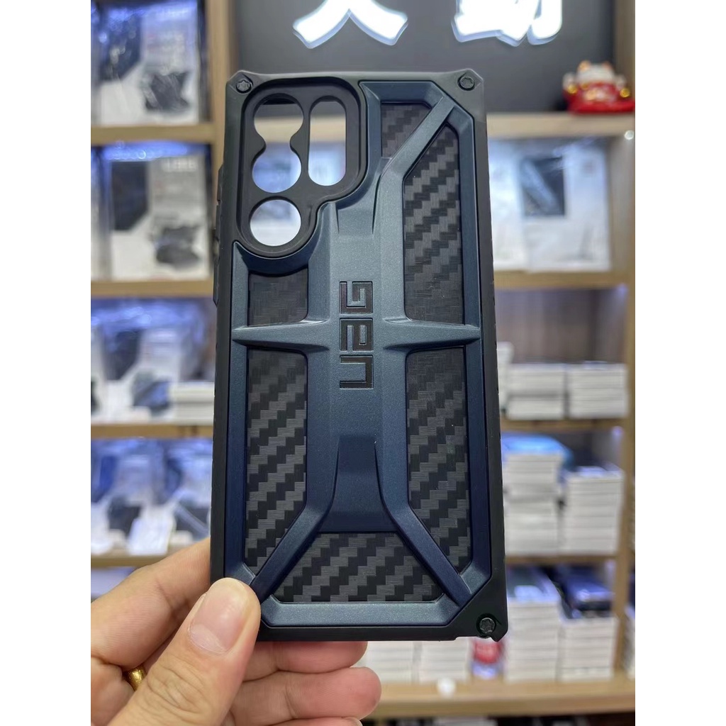Uag Ốp Điện Thoại Sợi carbon Chống Sốc Chống Rơi Cho samsung galaxy s22 ultra