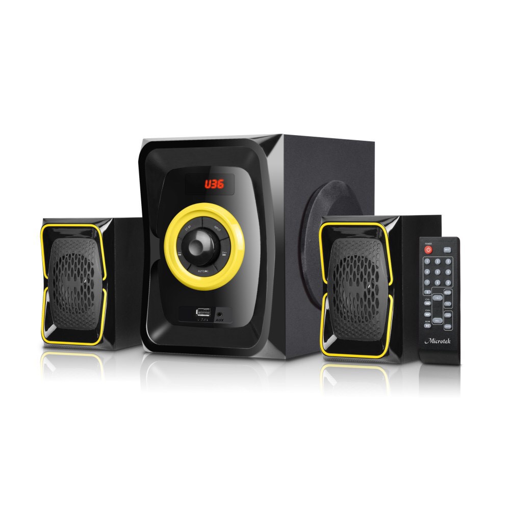 Loa Bluetooth Microtek 2.1 MT-168BT - 40W  Hàng Chính Hãng