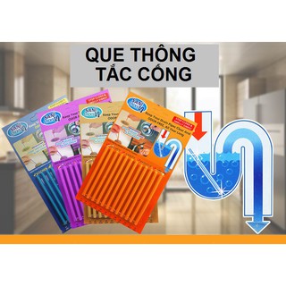 Vỉ 12 que thông tắc cống loại mới ogk32