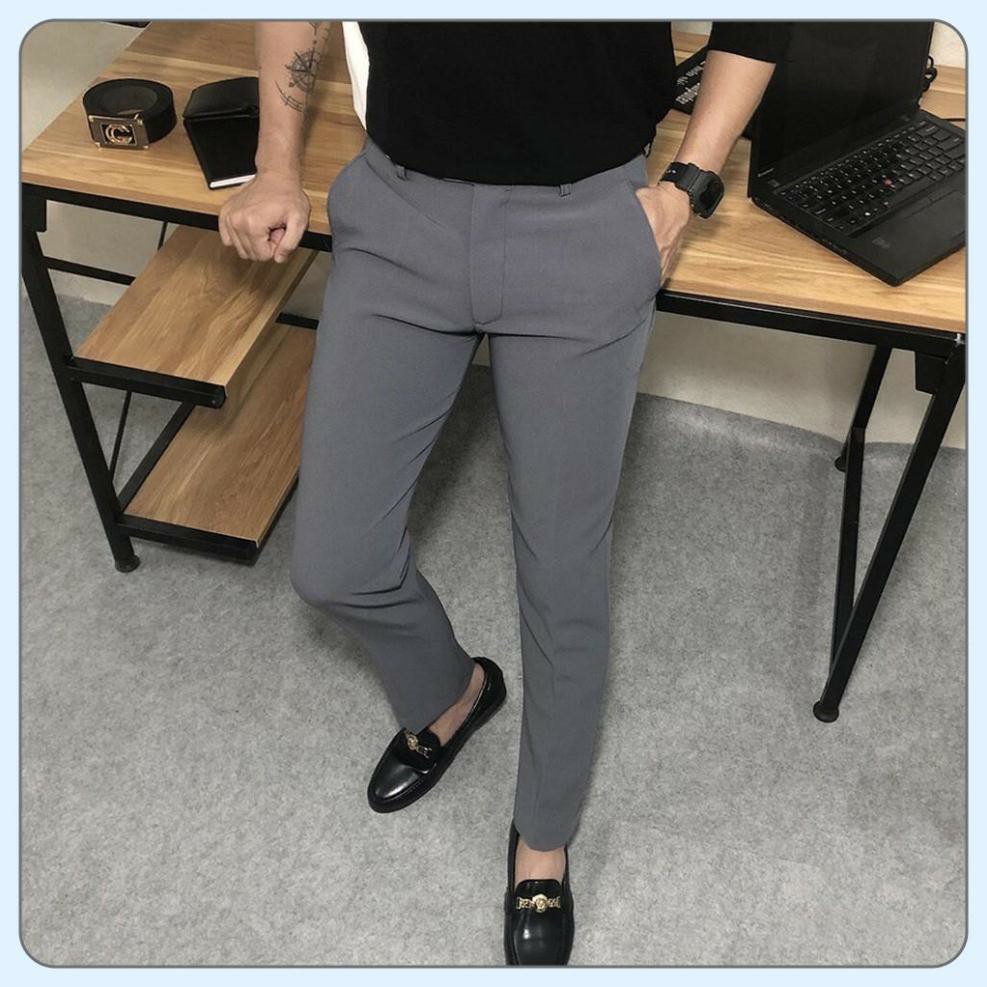 Quần Tây Nam , Quần Tây Âu Co Giãn , Quần Dài Nam Vải Chống Nhăn Cao Cấp, Không Xù Lông