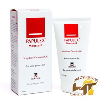 Sửa rửa mặt cho da dầu mụn PAPULEX MOUSSANT SOAP FREE CLEANSING GEL 150ml