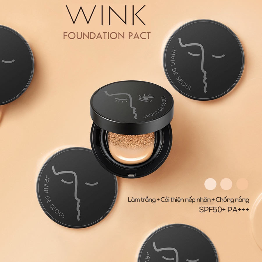 Phấn nước Javin De Seoul Wink Foundation Pact 13.5g