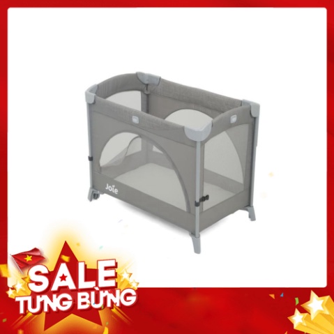Giường Cũi Trẻ Em Joie Kubbie Sleep Foggy Gray