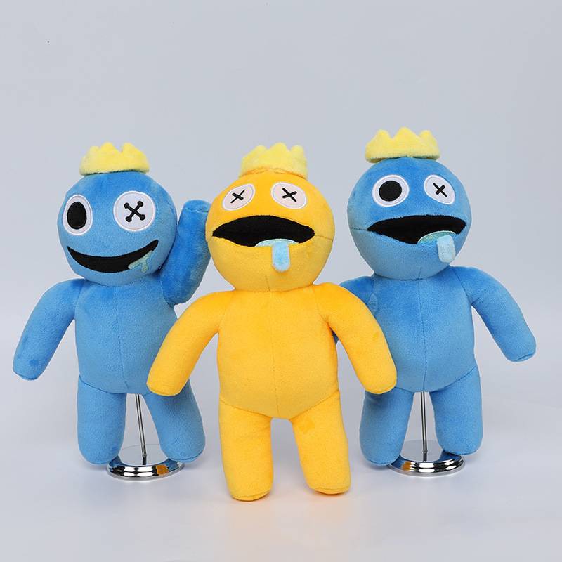 Đồ chơi nhồi bông hình nhân vật hoạt hình Roblox Rainbow Friends Granny màu đỏ/ vàng/ cam/ xanh lá/ xanh dương 30cm