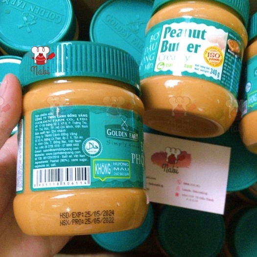 BƠ ĐẬU PHÔNG GOLDEN FARM - 340GR