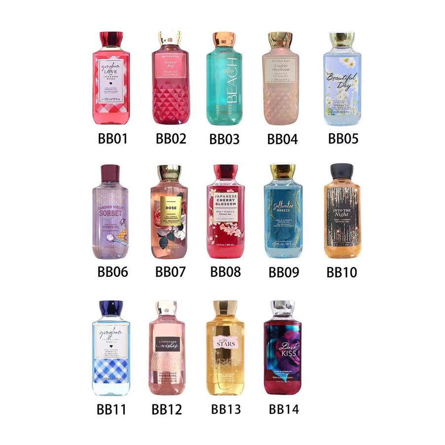 Sữa tăm Bath & Body Works Shower gel lưu hương lâu cấp ẩm dưỡng mịn sáng da