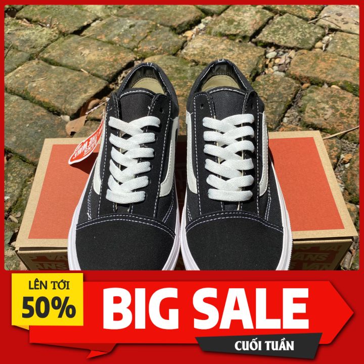 GIÀY 𝐕𝐀𝐍𝐒 OLD SKOOL Vault ĐEN (Full box + bill)