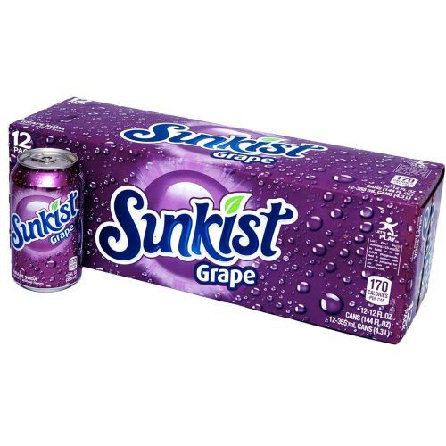 ( Bán sỉ ) Thùng 12 lon Nước ngọt Sunkist 355ml