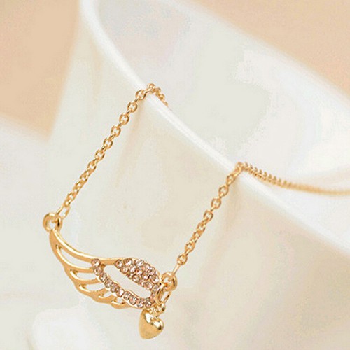 Dây Chuyền Mặt Charm Đôi Cánh Thần Tình Yêu Thời Trang Nữ