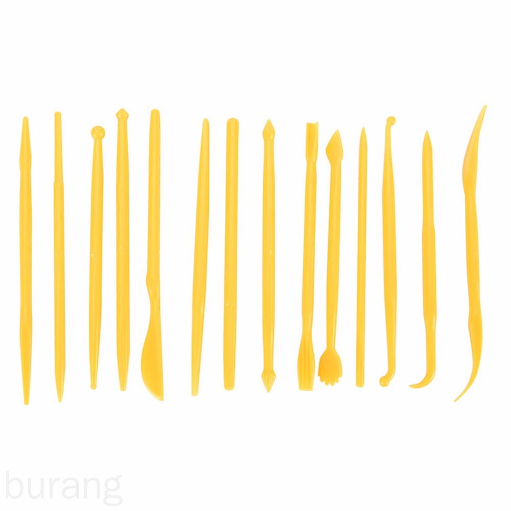 Set 14 dụng cụ điêu khắc đất sét mềm mại đa năng tiện dụng