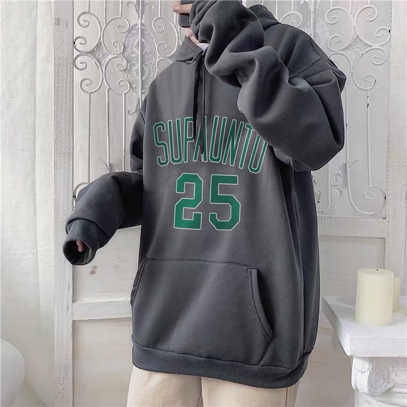 Áo Hoodie Tay Dài Túi Bụng Nỉ Bông SUPAUNTO 25 Video Cận Áo