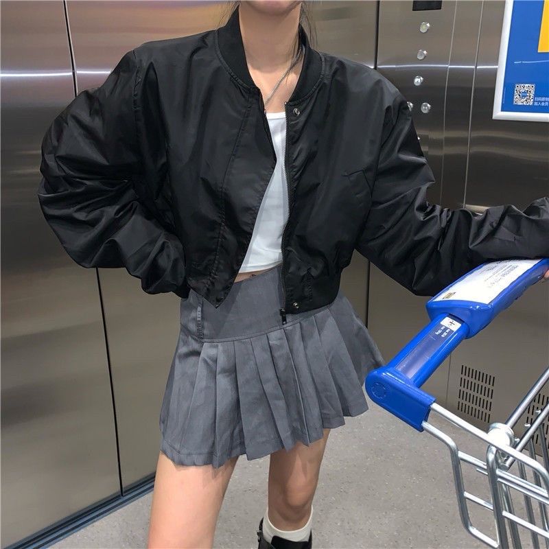 FREESHIP ÁO KHOÁC BOMBER CROTOP 3 MÀU BASIC