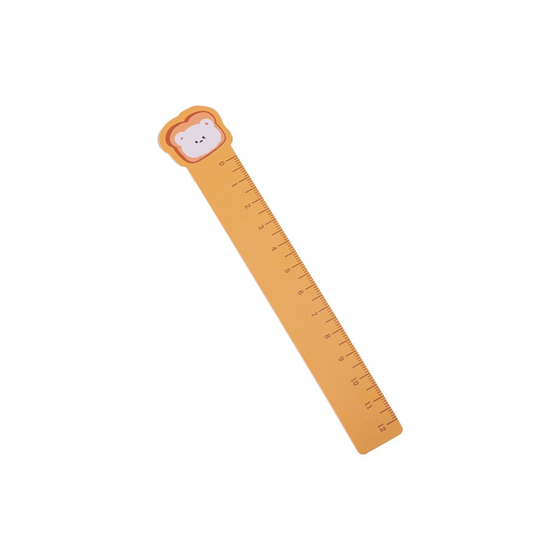 Thước kẻ hình hoạt họa thời trang Hàn Quốc xinh xắn 12cm