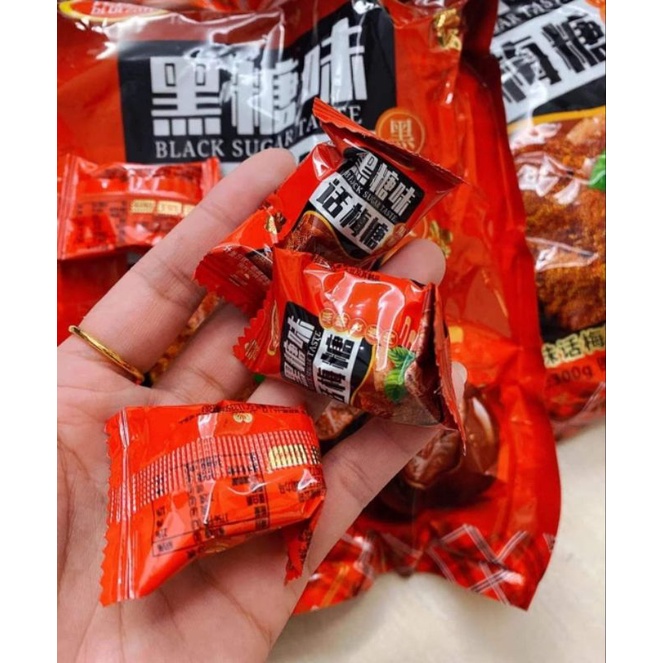Kẹo xí muội đường đen 300g/bịch