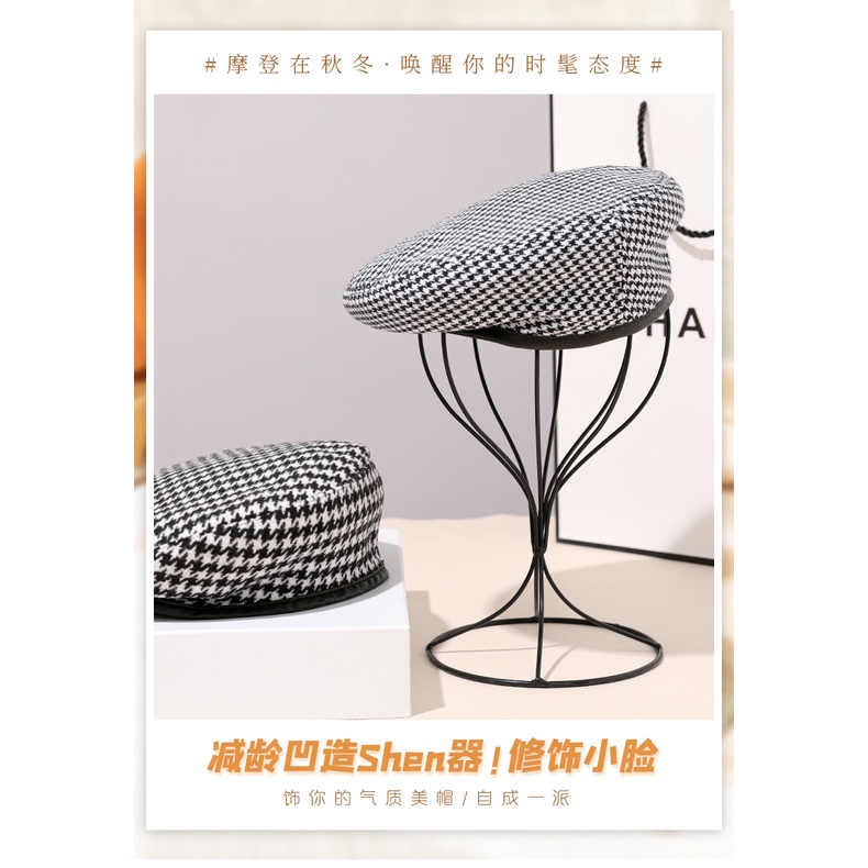 Mũ nồi beret họa sĩ thời trang retro cho nữ
