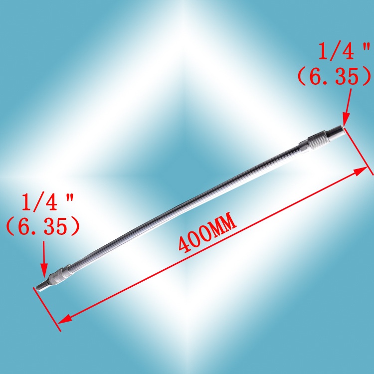 Dây nối dài vặn vít, ống nối mềm trục kim loain vặn vít uốn cong 180 độ AOTUO dài 300mm
