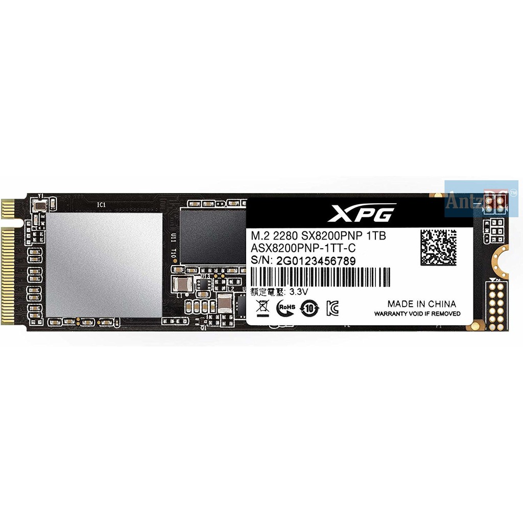 Ổ cứng SSD ADATA XPG SX8200 Pro 1TB 2TB 3D NAND NVMe Gen3x4 PCIe M.2 2280 - BH 36 Tháng