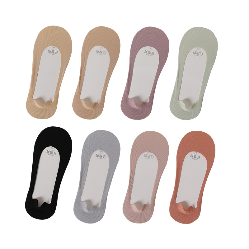 DUNEA Vớ cotton màu trơn đơn giản thời trang cho nữ