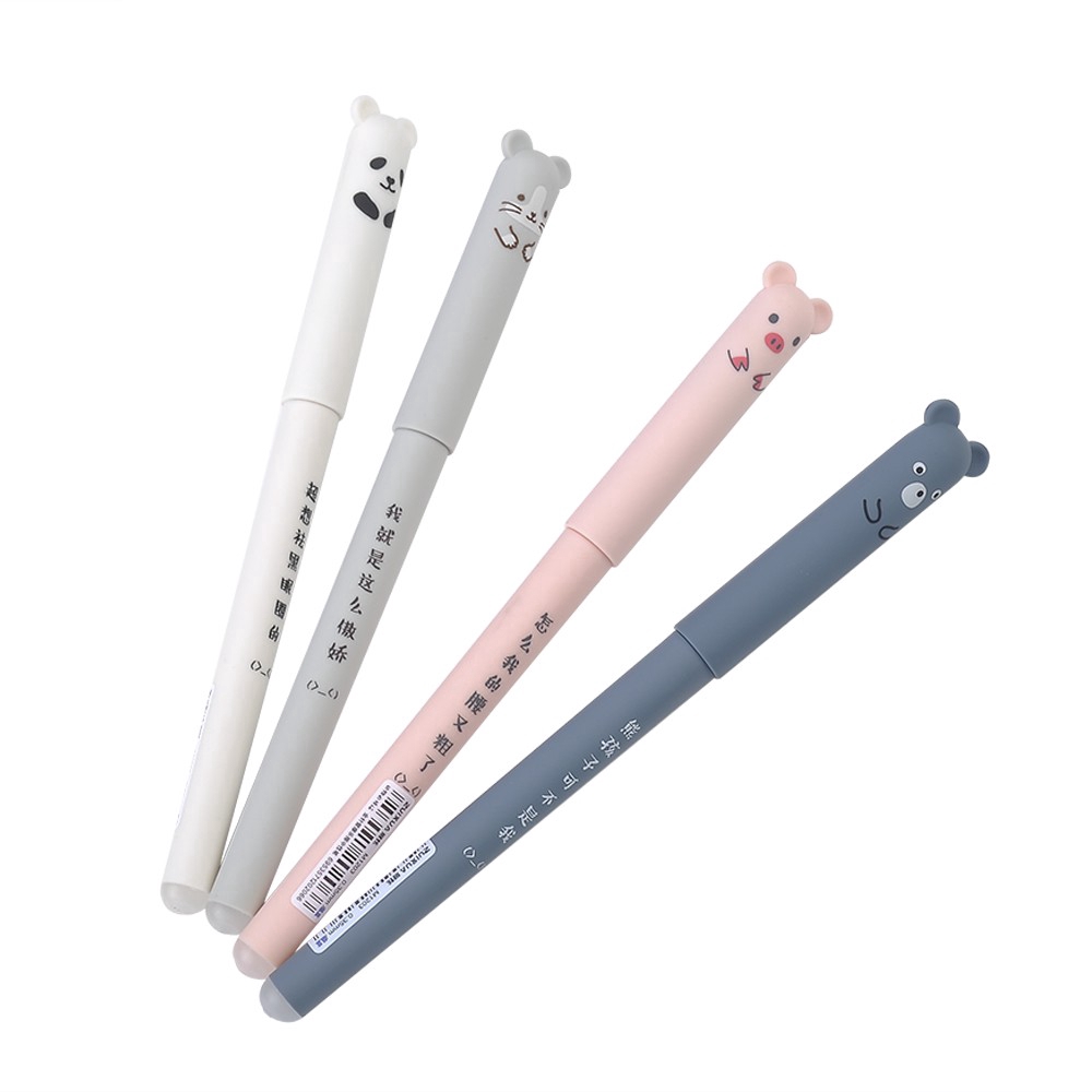 Set 2 Bút Mực 0.35mm Kiểu Dáng Hoạt Hình Dễ Thương