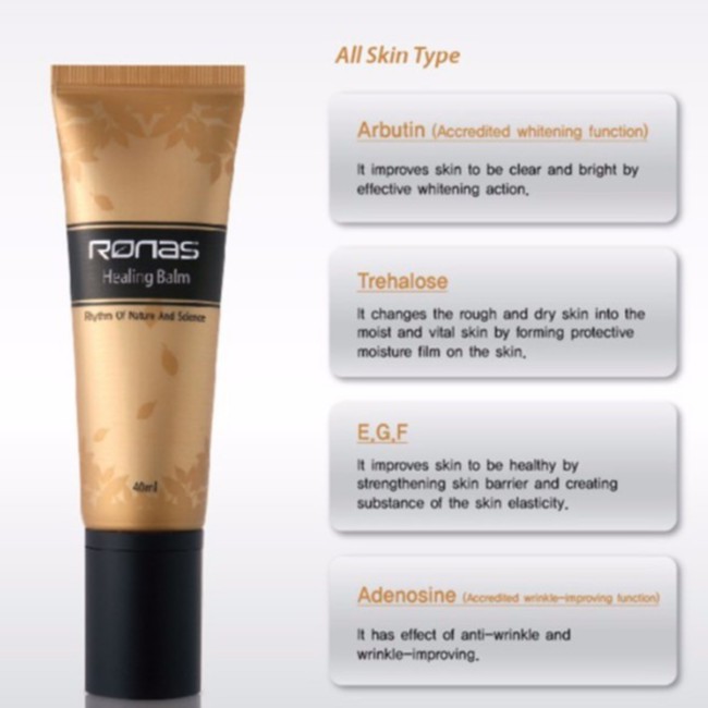 [Ronas Official] 로나스 Kem Trang Điểm BB Dành Cho Da Sau Peel Ronas Healing Balm BB cream
