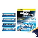 Hộp Lưỡi dao cạo râu Gillette Mach 3 Turbo vỉ 4 cái