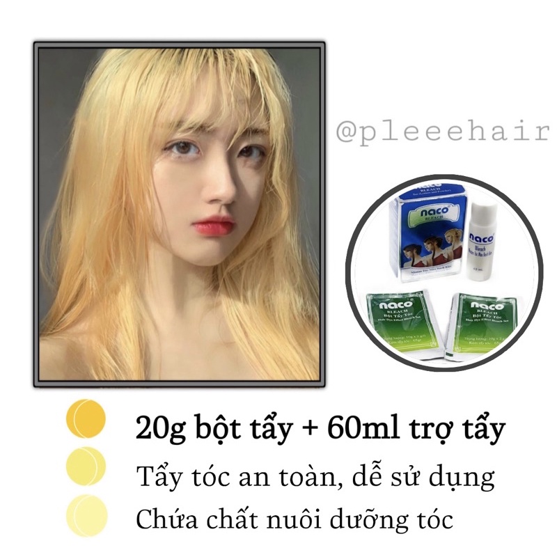 THUỐC TẨY TÓC NACO BLEACH