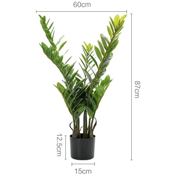 Cây Kim Tiền Giả cao 90cm trang trí nội thất/ Jassi Decor (HCM)