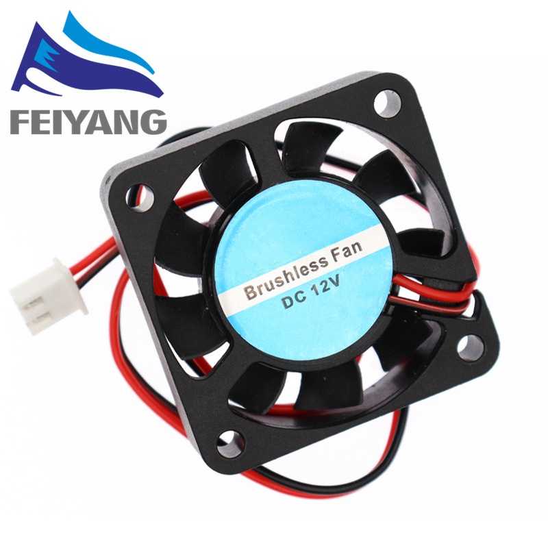 Quạt Tản Nhiệt Không Chổi Than 4010 40x40X10 5010mm 50x50x10 2Pin DC 12V Cho Máy In 3D
