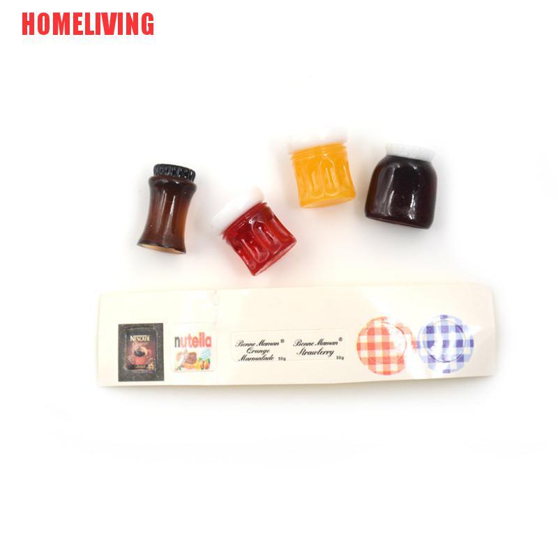 Set 4 Mô Hình Cốc Cà Phê / Thức Ăn 1: 12 Dùng Trang Trí Nhà Búp Bê DIY