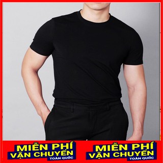 Áo thun trơn nam form rộng vải poly cotton cho mọi lứa tuổi NHIÊU MÀU