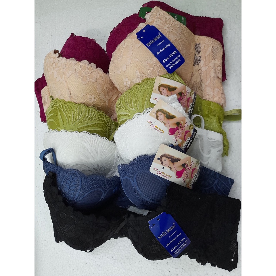 Áo lót áo ngực big size không gọng có mút mỏng nâng ngực nhẹ thoáng mát Thái Lan