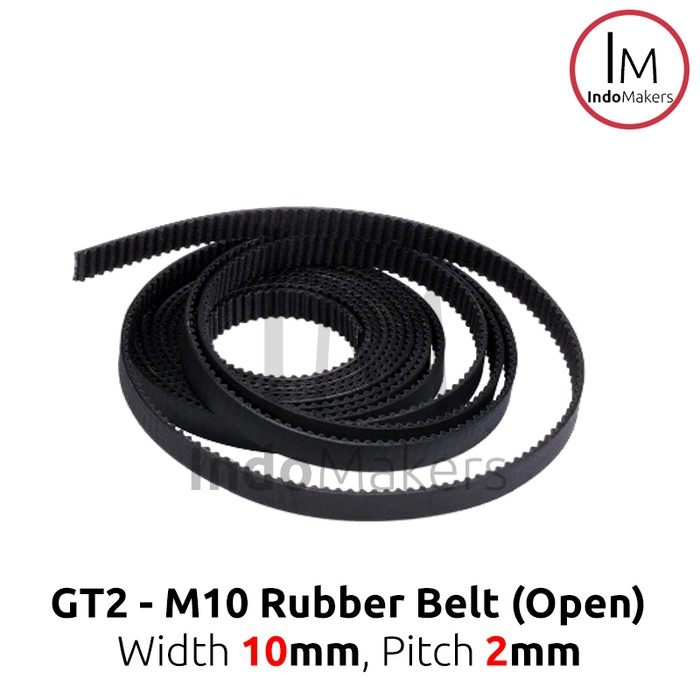 Dây Đai Cao Su Đa Năng Gt2 10mm 2mm