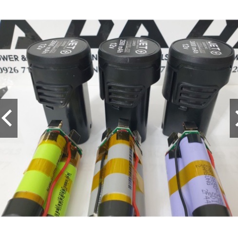 Pin 12v Rakuten và các loại máy khác dùng chân xéo