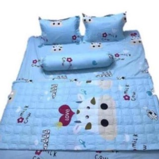 Rọn bộ 5 món chăn ga gối poly hè mới nhấ - Maianhkg01