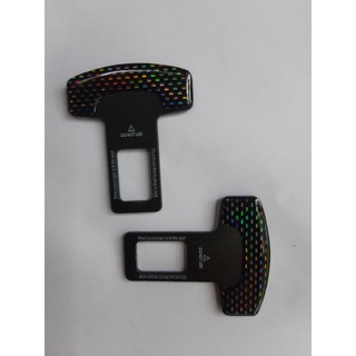 Bộ 2 chốt cài khóa dây an toàn giả vân carbon cho ô tô xe hơi, ô tô - Chốt gài khóa