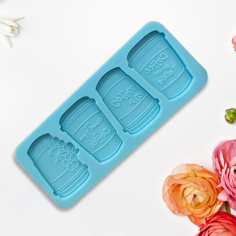 Khuôn Silicone Làm Cốc Cà Phê Thủ Công DIY
