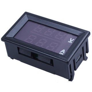 DC0-100V 10A LED DC Display Digital Voltage Current Meter