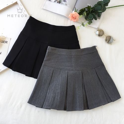 [ Mã 1010FASHIONSALE1 giảm 10K đơn 50K ] Chân Váy Chữ A Cạp Cao Đơn Giản Năng Động Thời Trang Cho Nữ