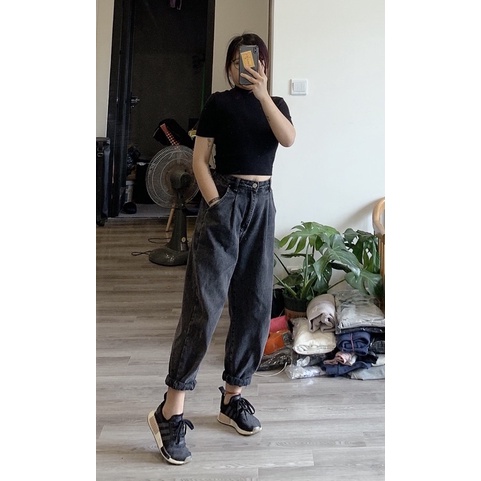 Croptop cao cổ dư xịn