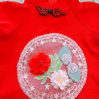 Áo dài cách tân mẹ và bé